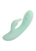 CalExotics Polynesia Vibrator mit Klitorisstimulation Türkis 16,5 cm