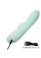 CalExotics Polynesia Vibrator mit Klitorisstimulation Türkis 16,5 cm