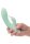CalExotics Polynesia Vibrator mit Klitorisstimulation Türkis 16,5 cm
