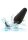 CalExotics Vibrating Slim Plug Schwarz Ø 2,5 cm