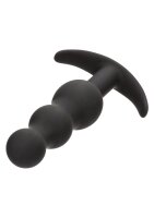 CalExotics Vibrating Beaded Plug Schwarz Ø 2,5 cm
