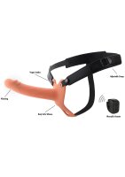 Hidden Desire INFERNO Hollow Vibrating Strap-On