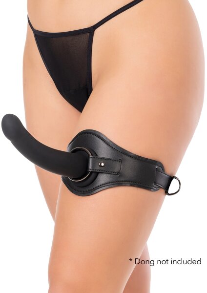Hidden Desire Inferno Thigh Strap-On Schwarz Taille 128 cm