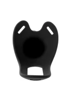 Hidden Desire Hollow Vibrating Strap-On Black 20 cm