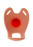 Hidden Desire Hollow Vibrating Strap-On Beige 16 cm