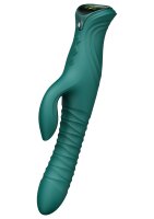 ZALO Mose 2 Rabbit-Vibrator mit Stoßfunktion Grün
