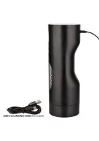 CalExotics Beaded Power Stroker mit Vibration Schwarz