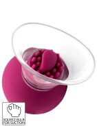 She.E.O Vibrating & Rotating Nipple & Clitoral Pump Purple Ø 6 cm