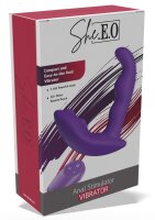 She.E.O. Anal Stimulator Vibrator Purple Ø 2 cm