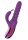 She.E.O. Swirl Rabbit Vibrator mit Stoßfunktion Lila 26 cm