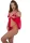 Daring Intimates Peek-a-Boo Bow Babydoll S-M