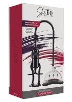 She.E.O. Vacuum Vagina Pleasure Pump Black Ø 8 cm