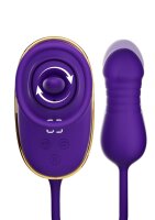 She.E.O. Licking Clitoral Pump & Anal Stimulator Purple 9 cm Ø 5.3 cm