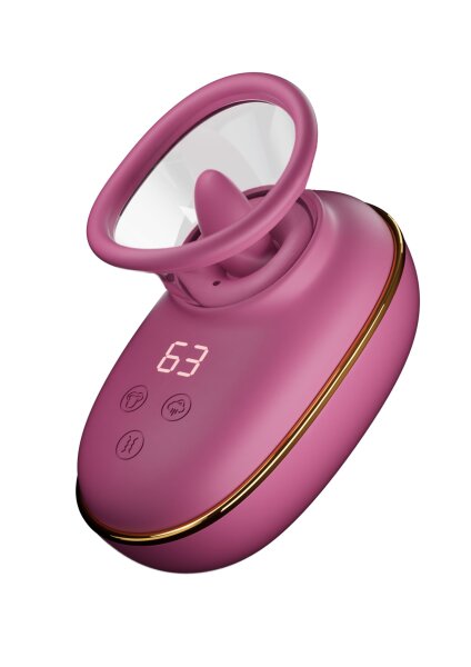 She.E.O. Licking Clitoral Automatic Pump Pink Ø 5.3 cm