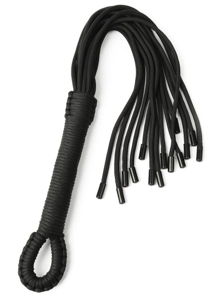 Taboom Knot Flogger Schwarz