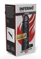 Hidden Desire Inferno Penis Sleeve Liquid Silicone Black...