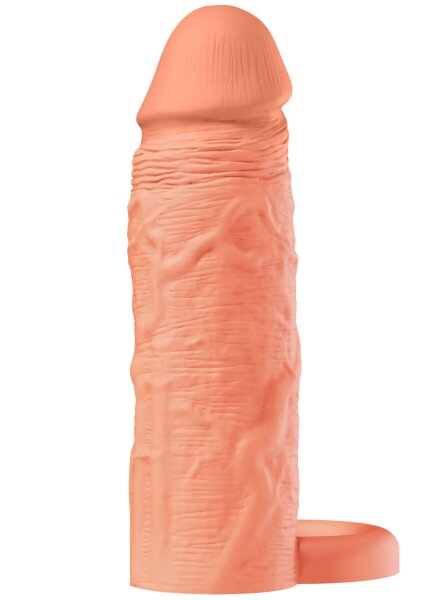 Hidden Desire Inferno Penis Sleeve Liquid Silicone Beige 15 cm Ø 4 cm
