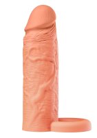 Hidden Desire Inferno Penis Sleeve Liquid Silicone Beige 15 cm Ø 4 cm