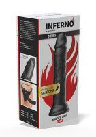 Hidden Desire Inferno Realistischer Dildo mit Saugnapf Schwarz 19 cm