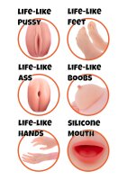 Hidden Desire Fuck Dolls Foxy Roxy Aufblasbare Puppe 145 cm