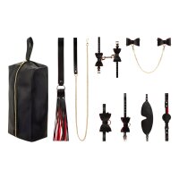 Bedroom Fantasies Crimson & Ebony 8-Piece Bondage Set...