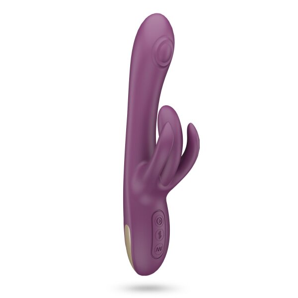 Easytoys Vibe Collection G-Pulse Plus Tapping Rabbitvibrator Lila 23,3 cm