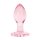 Easytoys Anal Plug aus Glas mit Herzbasis Rosa Ø 2,7 cm