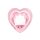 Easytoys Glass Anal Plug with Heart Base Pink Ø 3.8 cm