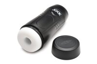 XR Brands JOCK Sucking and Vibrating Masturbator Black