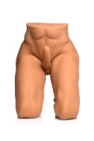 XR Brands JOCK Male Sex Doll with Thrusting Dildo Beige...