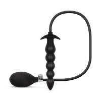 Easytoys Inflatable Anal Plug with Pump Black 20 cm Ø 3.7 cm