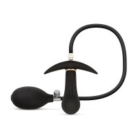 Easytoys Aufblasbarer Buttplug mit Pumpe Schwarz 8 cm...
