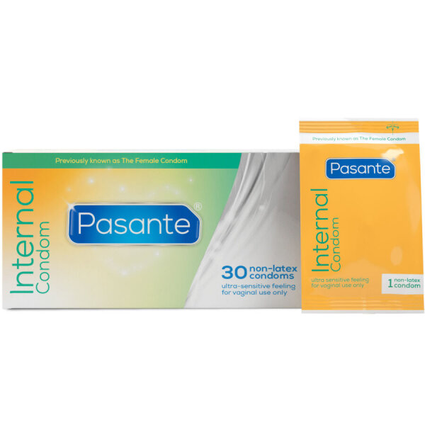 Pasante Internal Female Condoms Box 30 Pcs