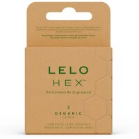 LELO Hex Organic Condom Box 3 Units