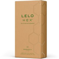 LELO Hex Organic Condom Box 12 Units