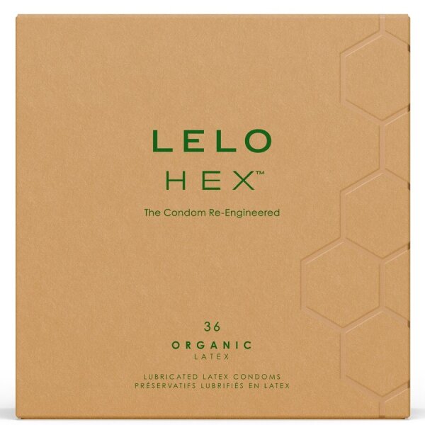 LELO Hex Organic Condom Box 36 Units