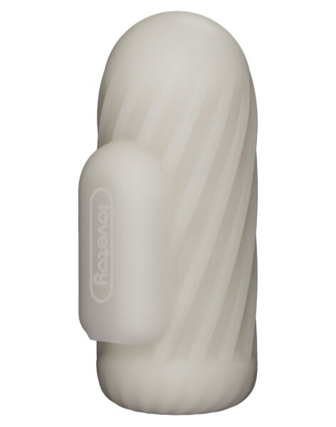 LoveToy Knights Ring Vibrating Dual Purpose Sleeve Spiral White