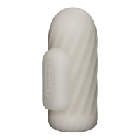 LoveToy Knights Ring Vibrating Dual Purpose Sleeve Spiral White