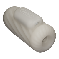 LoveToy Knights Ring Vibrating Dual Purpose Sleeve Spiral White