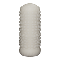 LoveToy Knights Ring Vibrating Dual Purpose Sleeve Drip White