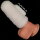 LoveToy Knights Ring Vibrating Dual Purpose Sleeve Drip White