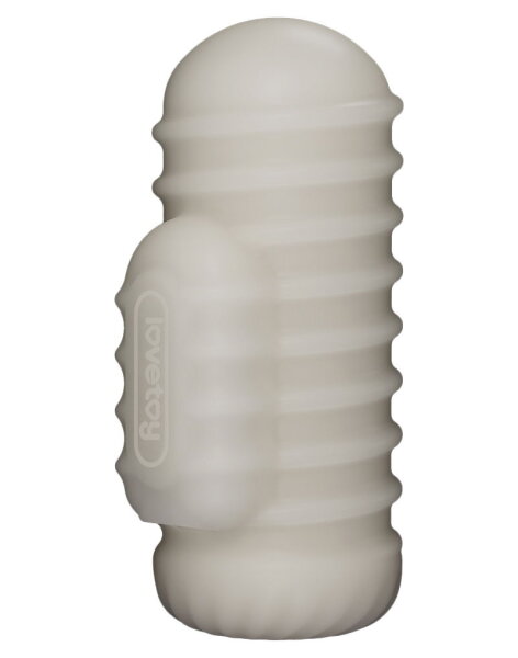 LoveToy Knights Ring Vibrating Dual Purpose Sleeve Wavy White