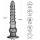 LoveToy King Sized Vibrating Vibrax Slider 32cm Silver