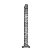 LoveToy King Sized Vibrating Vibrax Slider 40,5cm Silver