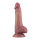 LoveToy - Power Cock 21,5cm - Vibrating Dual Desinty - Nude