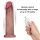 LoveToy Vibrating Sliding Skin Pro II with remote control - 9" / 23 cm Nude
