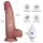 LoveToy Vibrating Sliding Skin Pro II with remote control 8" / 20 cm Nude