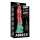 LoveToy Dual Density  Inflatable Dildo 10" / 25 cm Red/Green
