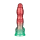 LoveToy Dual Density  Inflatable Dildo 10" / 25 cm Red/Green