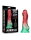 LoveToy Dual Density Inflatable Dildo 8" / 20 cm Red/Green